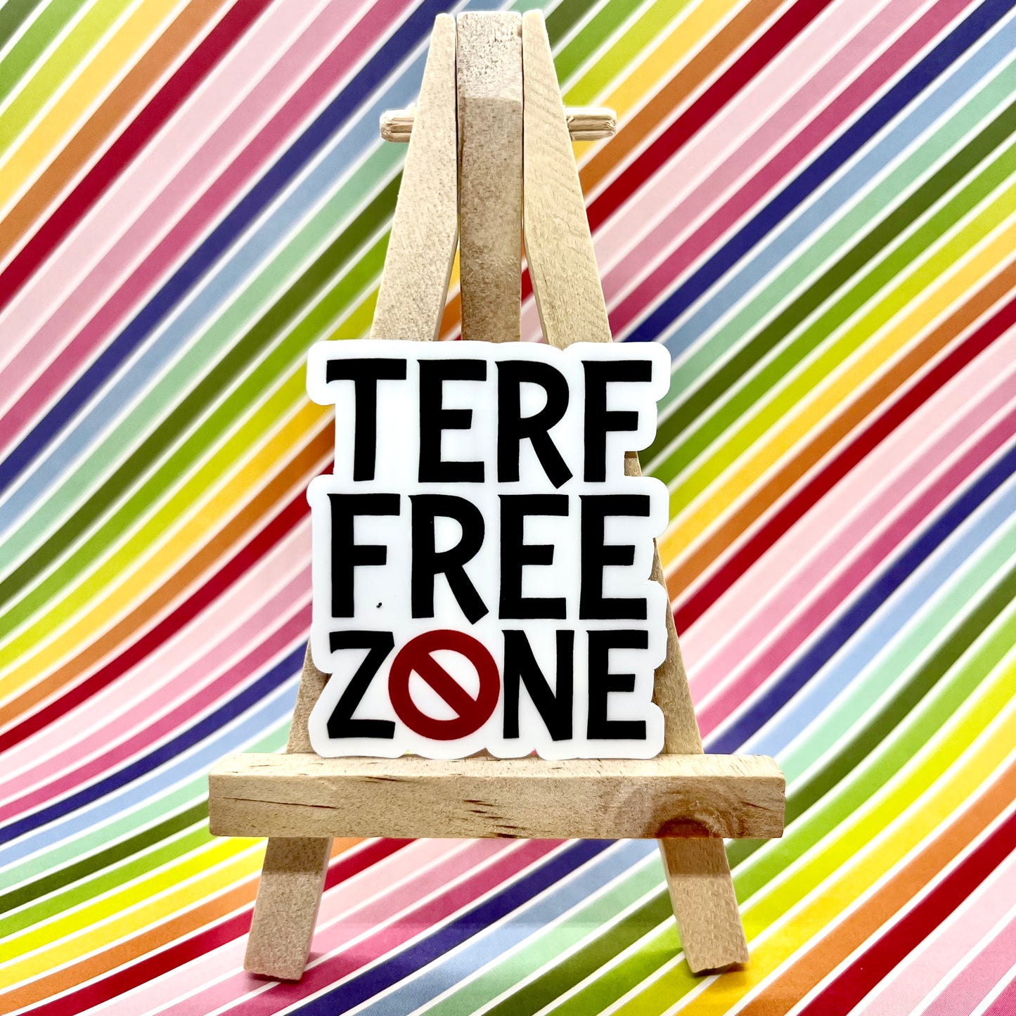 TERF Free Zone Sticker