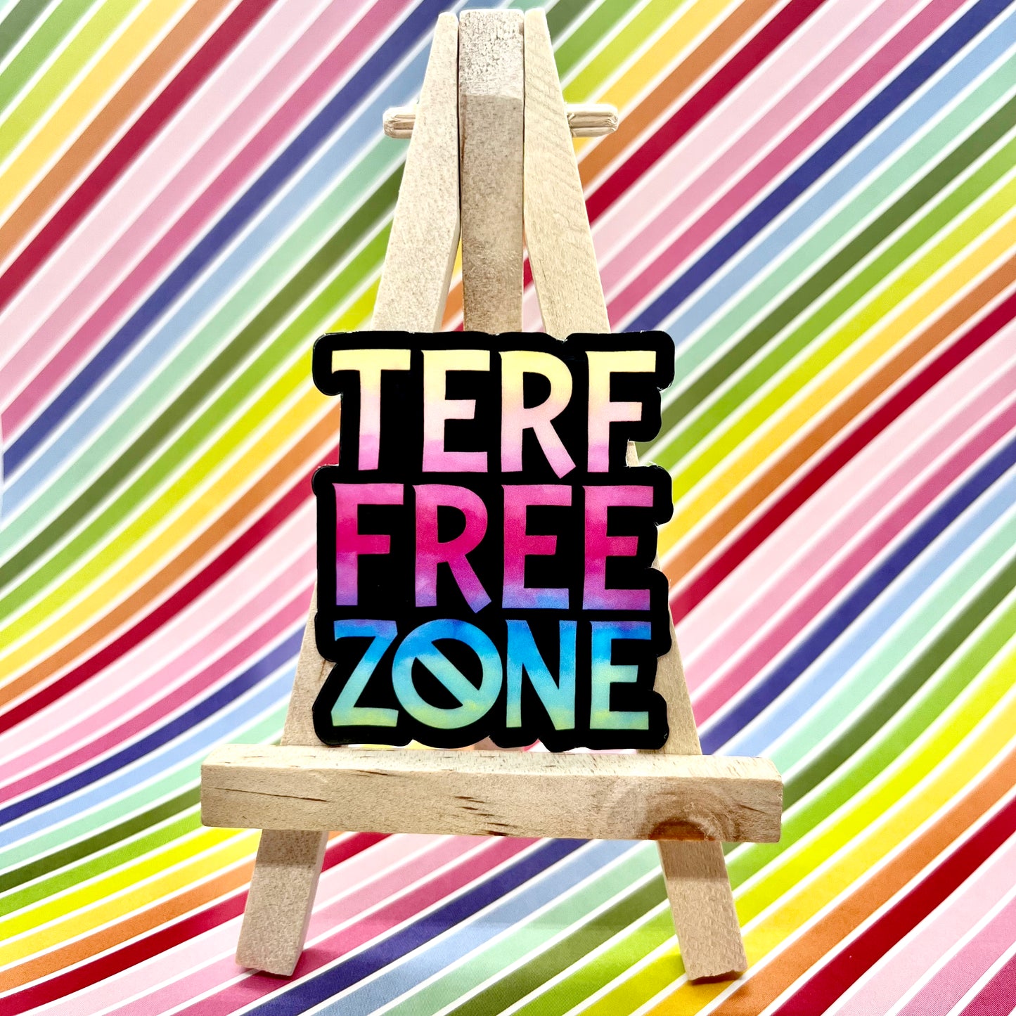 TERF Free Zone Sticker