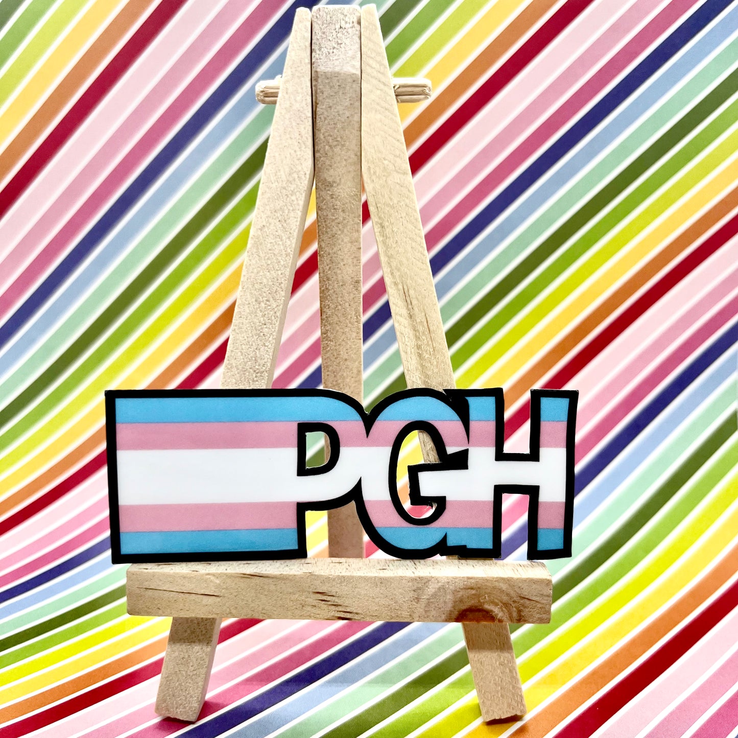 Pittsburgh Trans Pride Sticker