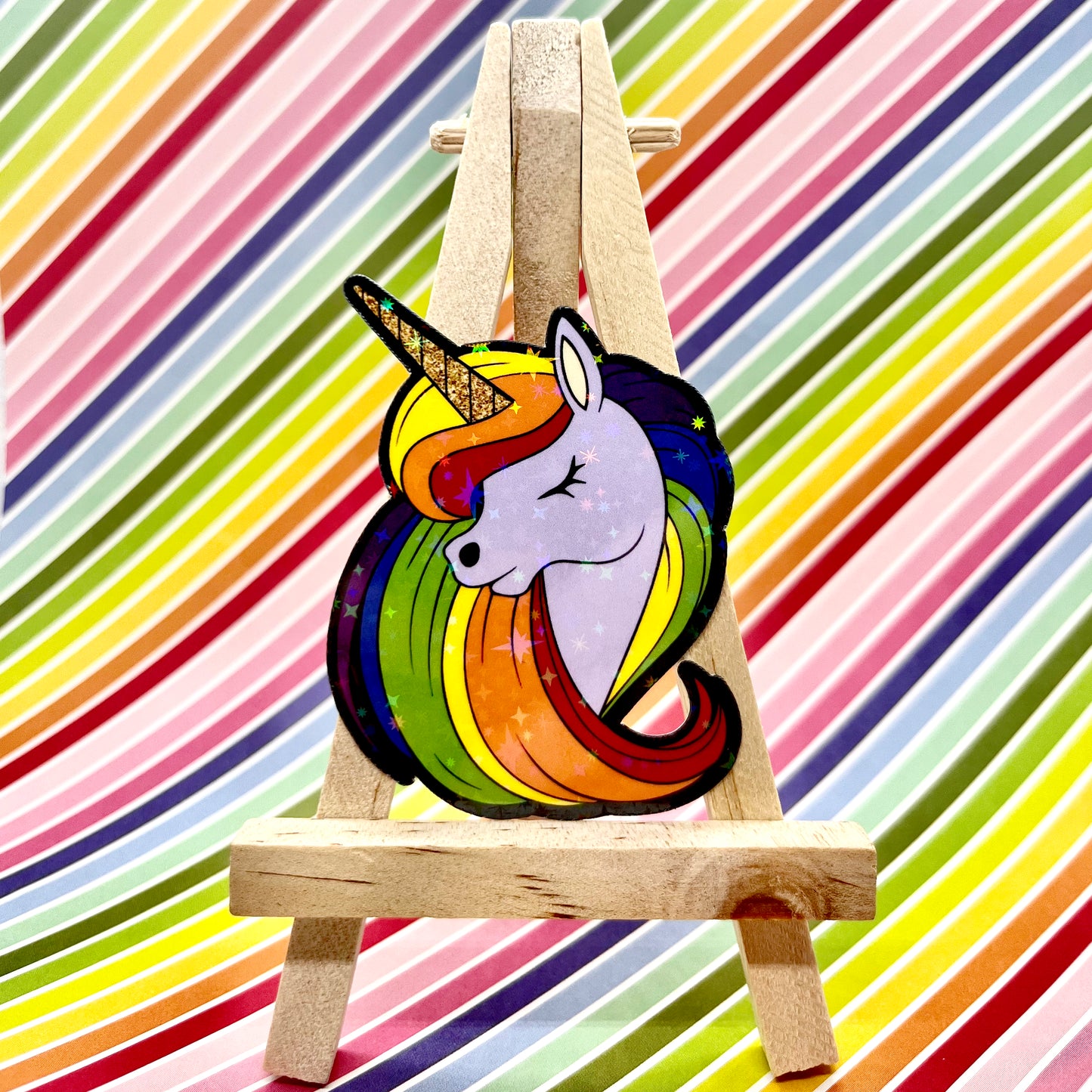 Rainbow Pride Unicorn Sticker