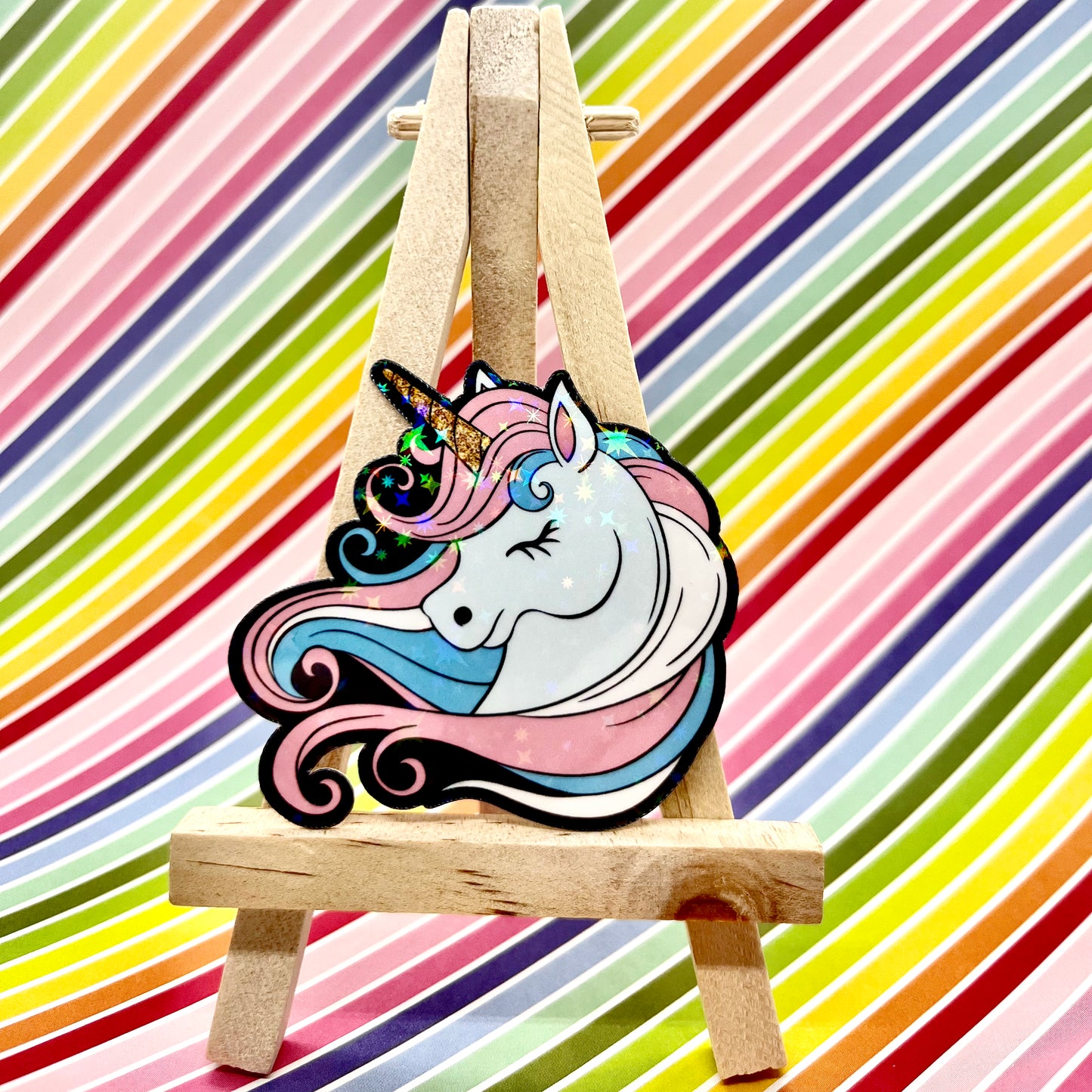 Transgender Pride Unicorn Sticker