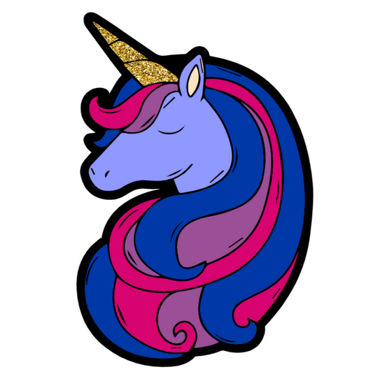 Bisexual Pride Unicorn Sticker