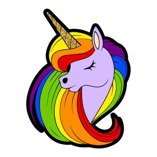 Rainbow Pride Unicorn Sticker