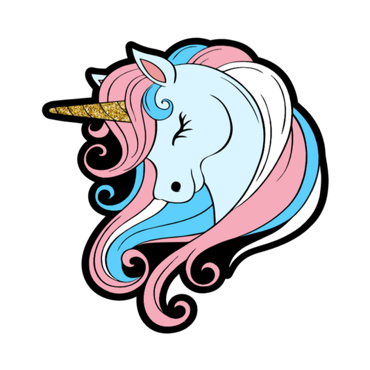 Transgender Pride Unicorn Sticker