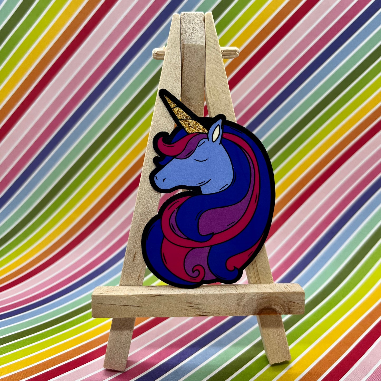 Bisexual Pride Unicorn Sticker