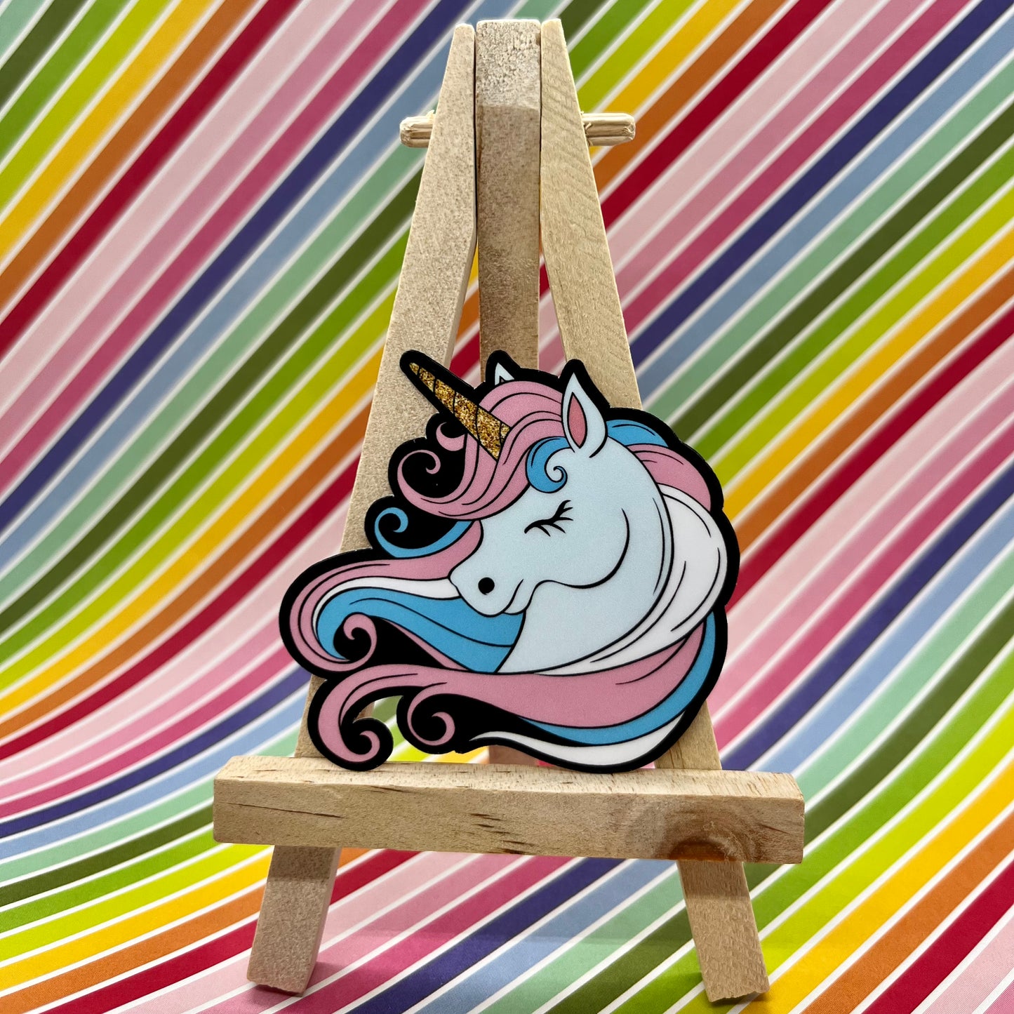 Transgender Pride Unicorn Sticker